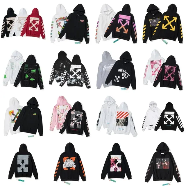 Off-White Paint-Splatter Arrows Hoodie