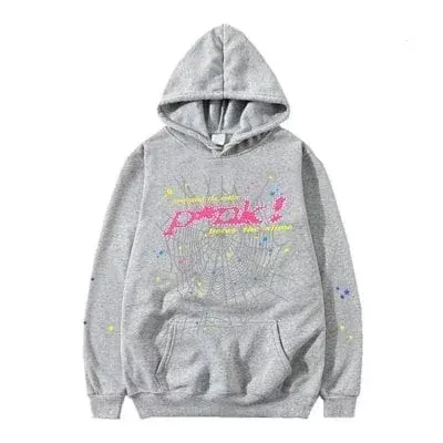 Sp5der Web Hoodie Grey