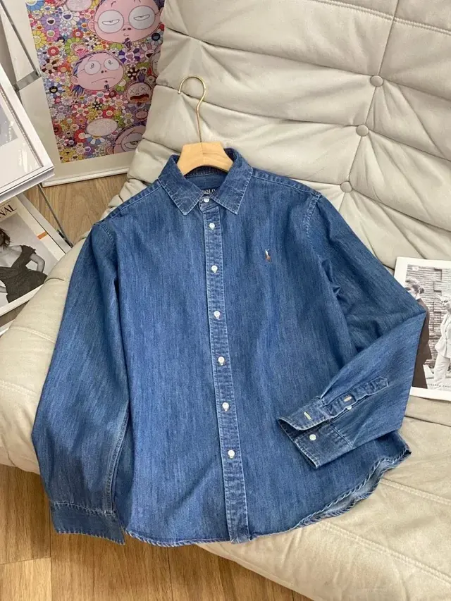 Polo Ralph Lauren Classic Long-Sleeve Denim Shirt