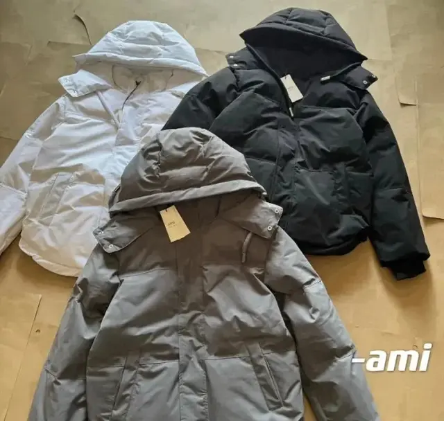 AMI Paris High-Collar Puffer Jacket