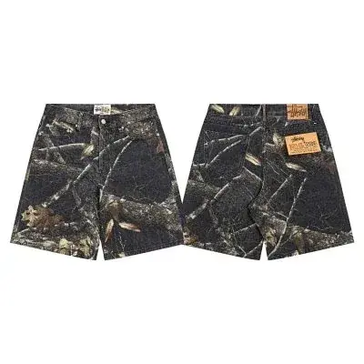 Stussy Camo Denim Shorts
