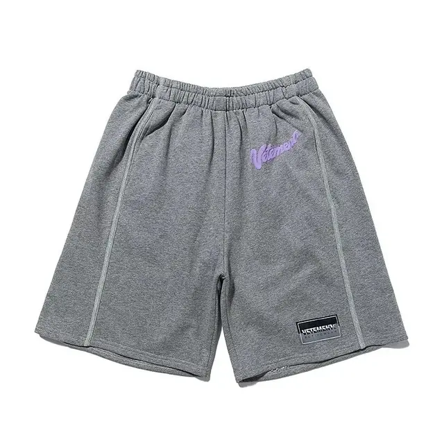 Vetements Signature Embroidered Sweat Shorts