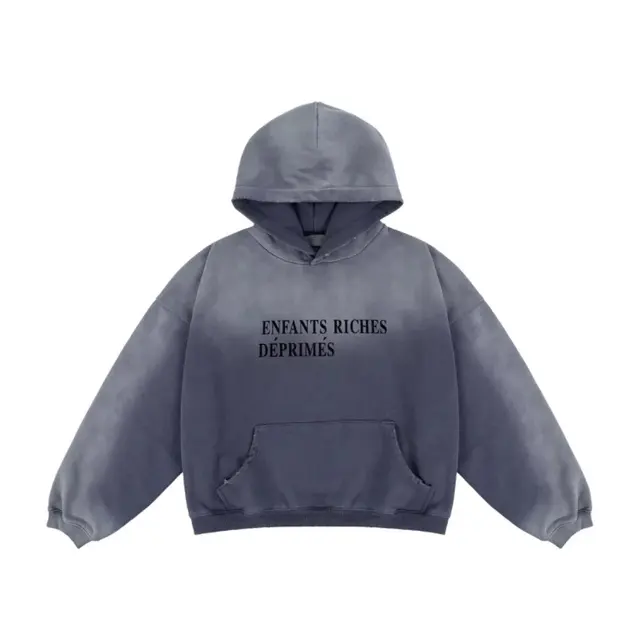 Enfants Riches Deprimes (ERD) is renowned for its classic gradient distressed hoodies