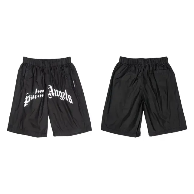 Palm Angels' Signature Gothic-Font Nylon Sports Shorts