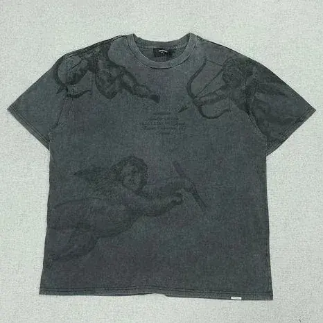 Washed Angel Print T-Shirt
