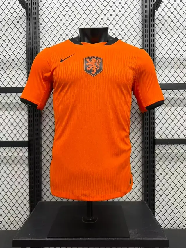 The home jersey of the Netherlands national men football team designed by Nike