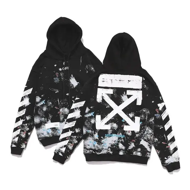 Off-White Paint-Splatter Arrows Hoodie
