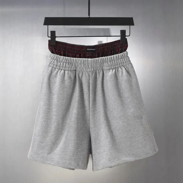 Balenciaga Faux-Layered Sweat Shorts