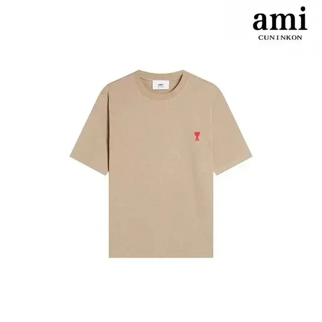 AMI Paris Classic Ami de Cœur Embroidered T-Shirt