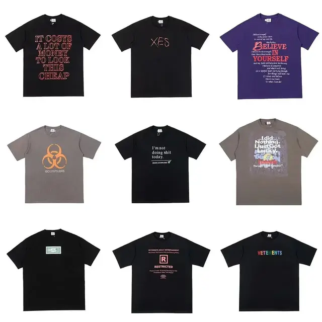 Vetements-Style Slogan T-Shirt