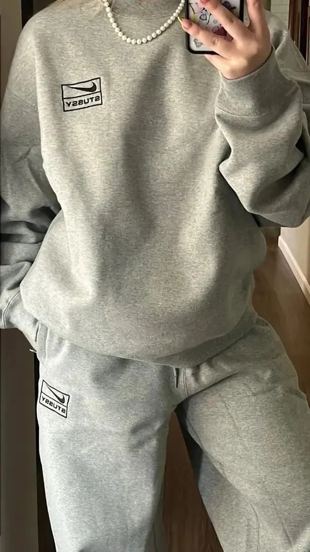 Stussy x Nike sweat suit set