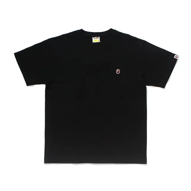 Bape Basic T-Shirt with Embroidered Ape Head Logo