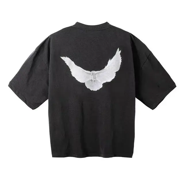 Yeezy x Gap x Balenciaga Triple Collaboration "Dove" T-Shirts