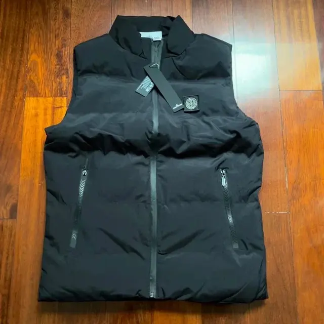 Stone Island compass logo stand collar down vest six colorways