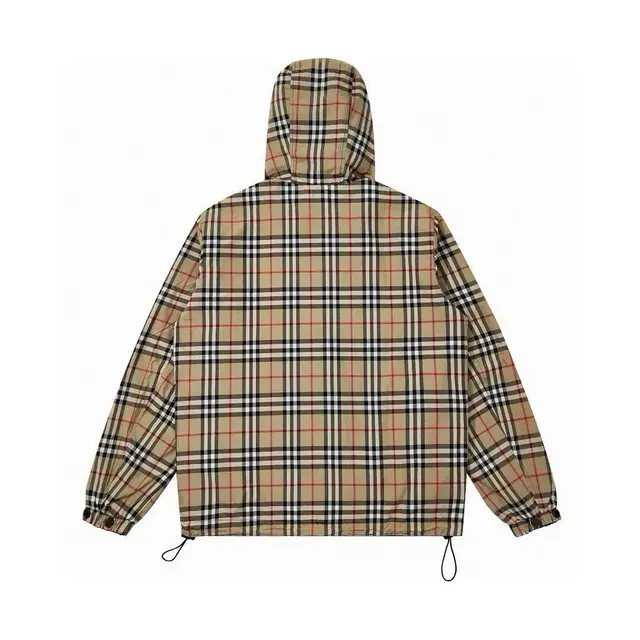 Burberry classic check hooded reversible jacket