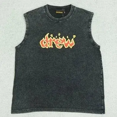 Drew House Flame Logo Washed Tank Top