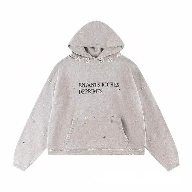 Enfants Riches Deprimes (ERD) Distressed Destroyed-Style Hoodie