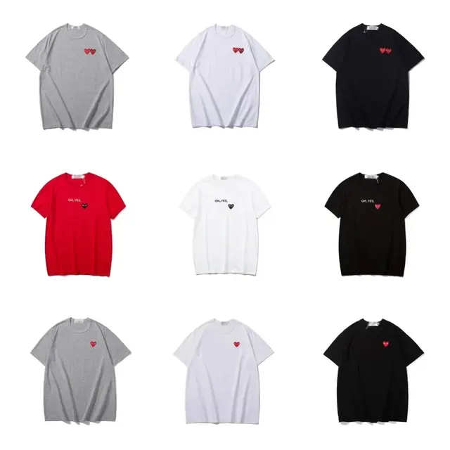 Comme des Garcons Play Heart Logo T-Shirts
