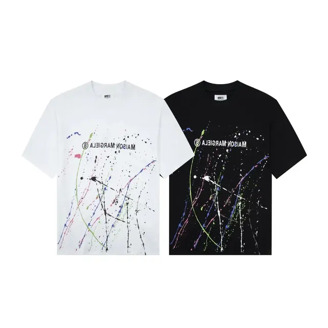MM6 Maison Margiela Splatter-Print T-Shirt