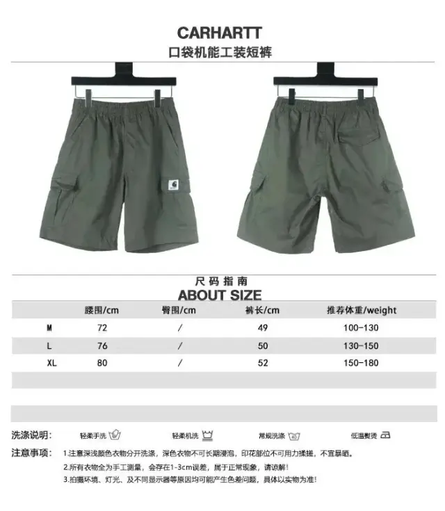 Carhartt-Style Functional Work Shorts