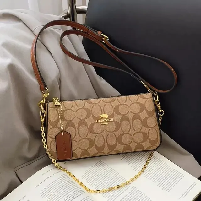 Coach classic monogram mahjong bag
