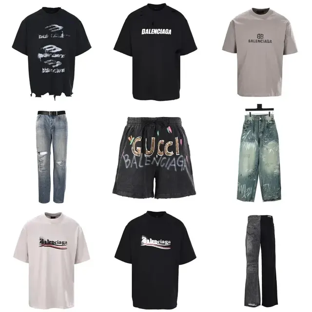 High-Street and Vintage-Distressed Apparel (Balenciaga-Inspired)