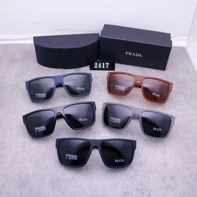Prada Classic Square-Frame Polarized Sunglasses