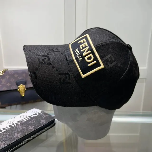 FENDI FF Monogram Baseball Cap