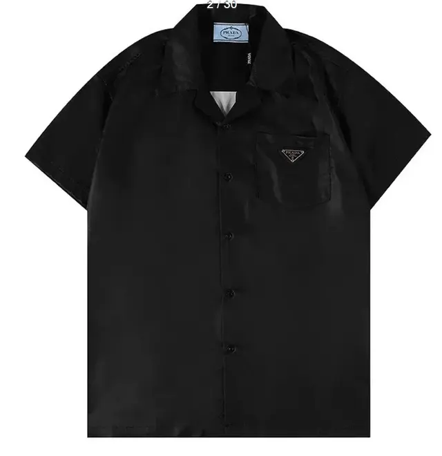 Prada Classic Nylon Short-Sleeve Shirt