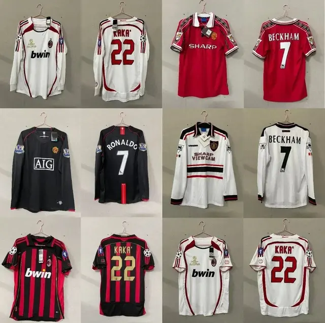 Retro Football Club Jerseys