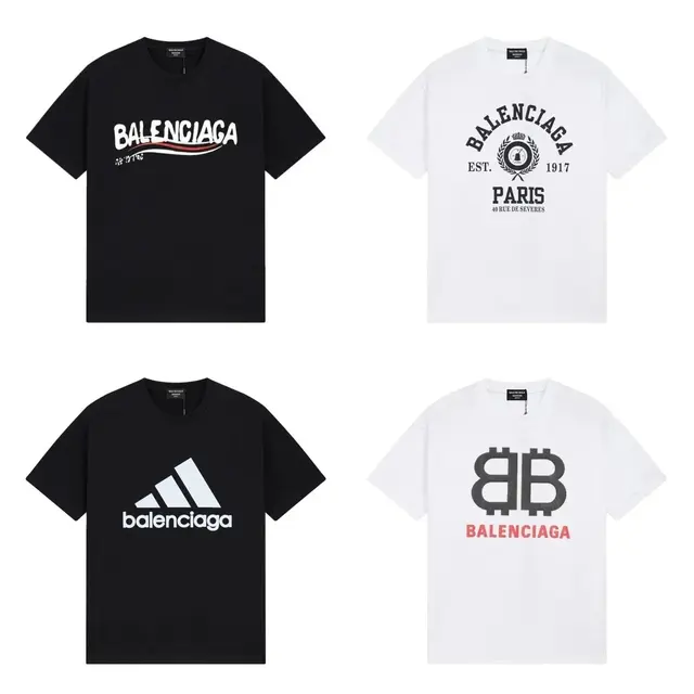 Balenciaga multi-style logo print short sleeve T-Shirt