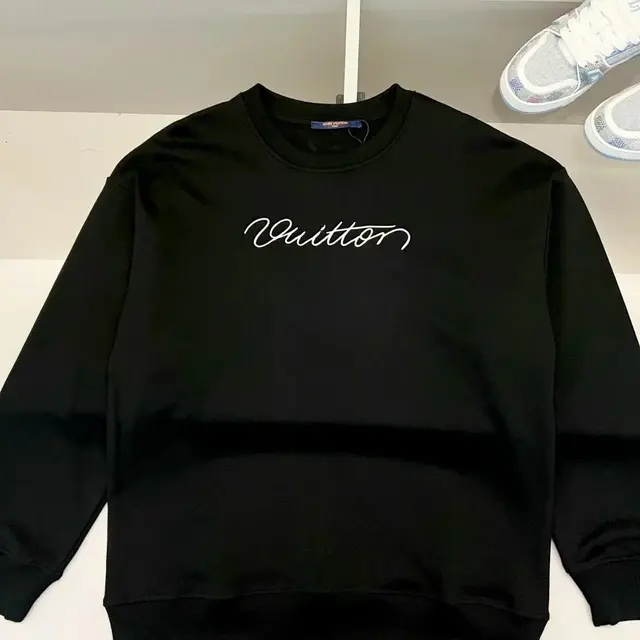 Louis Vuitton Signature Script Crewneck Sweatshirt