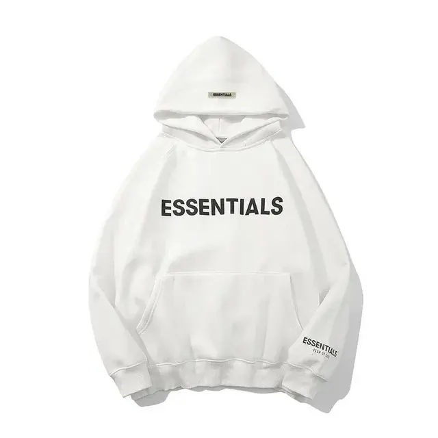 Fear of God Essentials Pullover Hoodie White