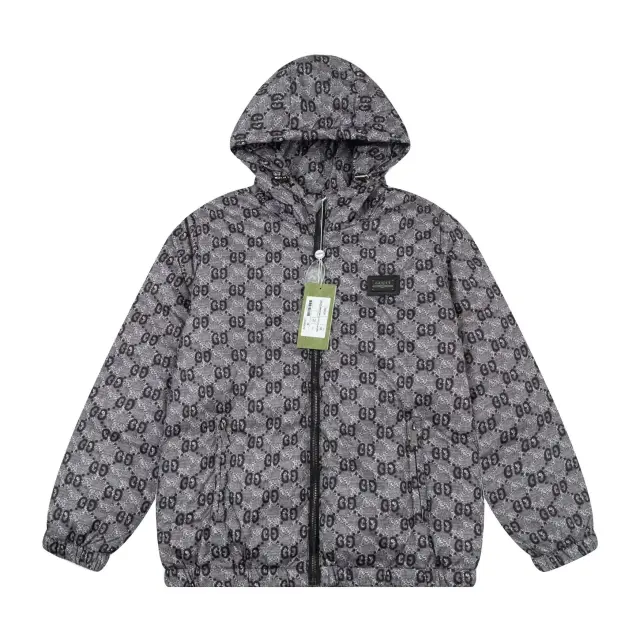 Gucci GG Monogram Hooded Jacket