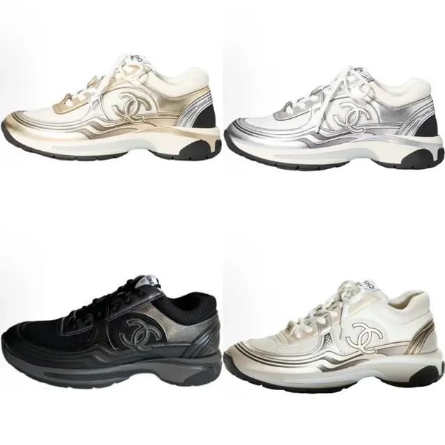 Chanel Double-C Logo Sneakers