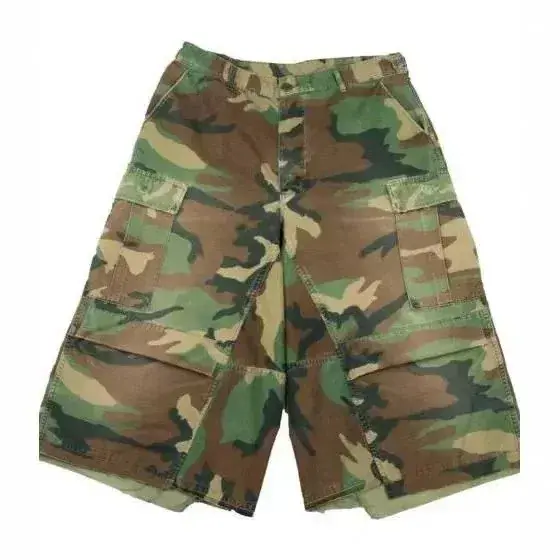 Woodland Camouflage Cargo Shorts