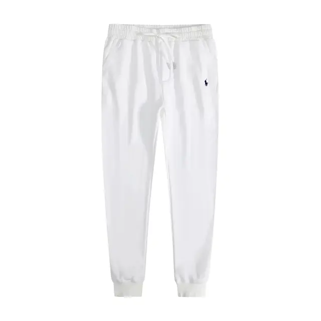 Polo Ralph Lauren Pony Logo Cuffed Sweatpants White