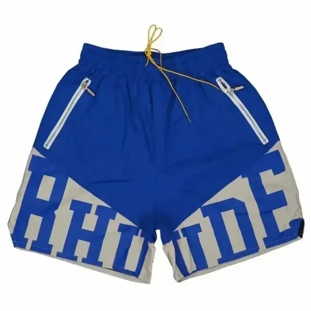 Rhude Signature Color-Block Athletic Shorts