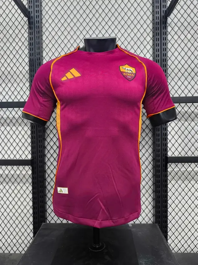 AS Roma home kit designed by Adidas