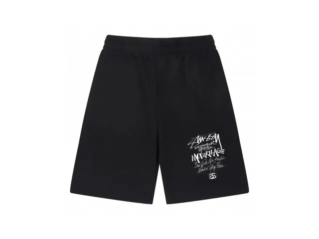 Stussy "Modern Age" Graffiti-Print Athletic Shorts
