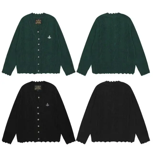 Vivienne Westwood Classic Saturn-Embroidered Cardigan