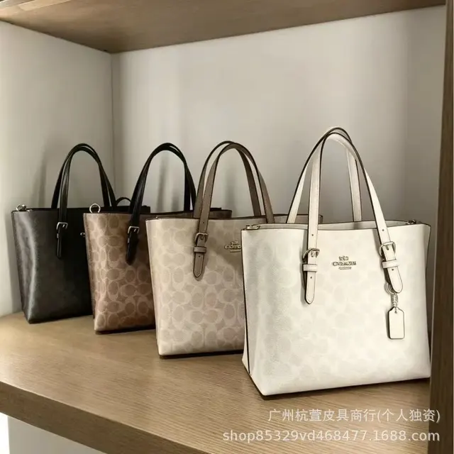 Coach classic monogram tote bag