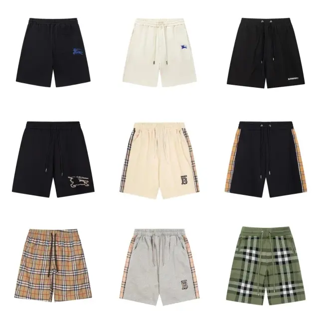Burberry Logo and Check Shorts