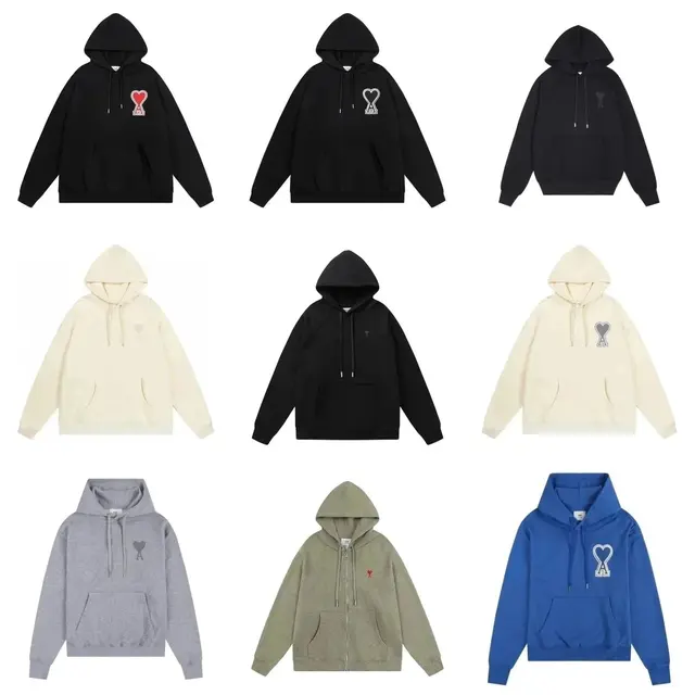 AMI Paris Ami de Coeur Logo Hoodie