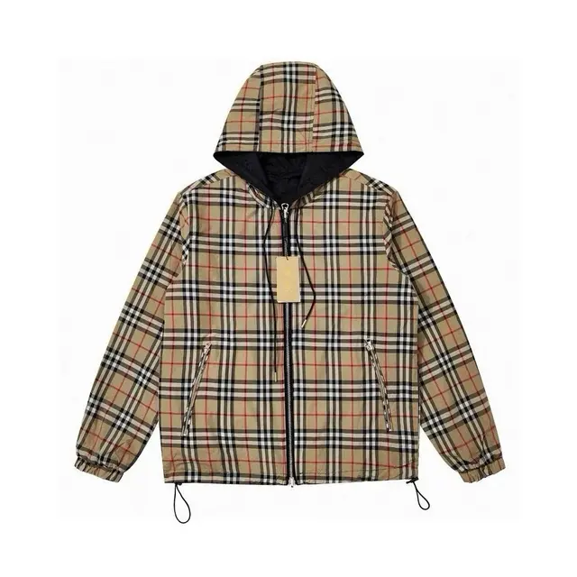 Burberry Check Hooded Jacket