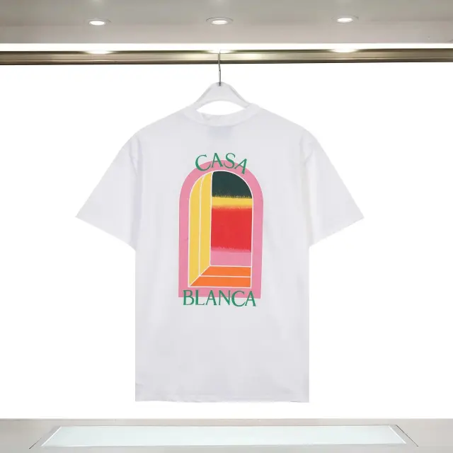 Casablanca Arch Graphic T-Shirt White