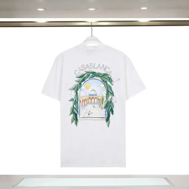 Casablanca Tennis Club Arch T-Shirt White