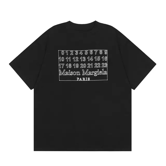 Maison Margiela Number Box T-Shirt Black
