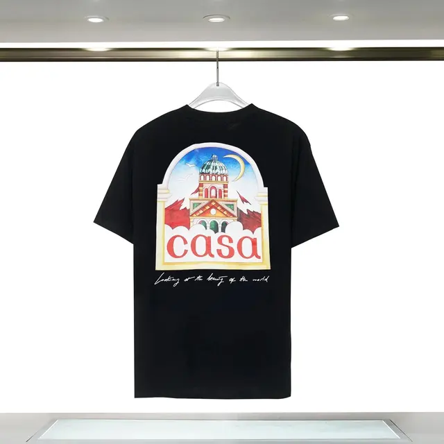 Casablanca Looking at the Beauty of the World T-Shirt Black