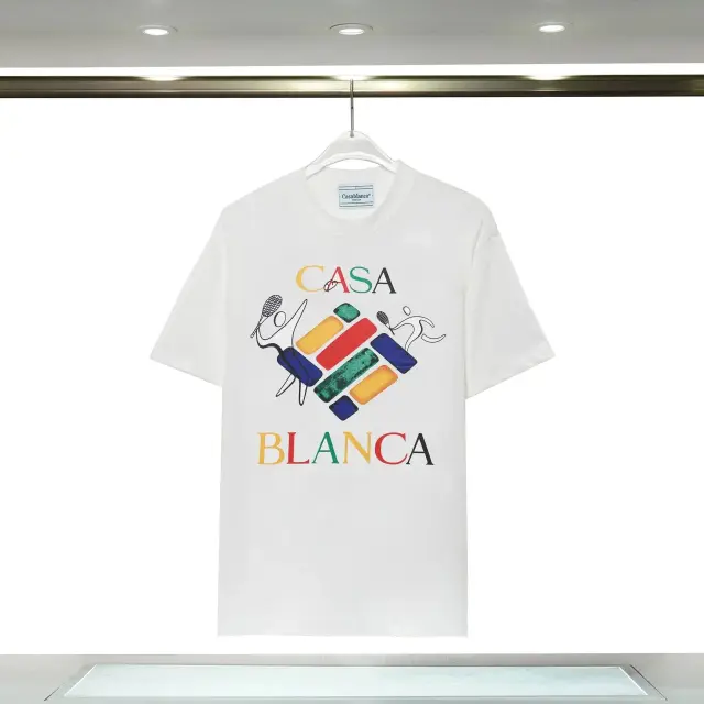 Casablanca Tennis Club Graphic T-Shirt White